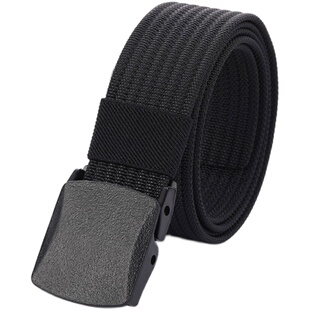 塑料扣头防金属过敏安检电子门静电男裤腰带仿尼龙帆布裤袋女皮带