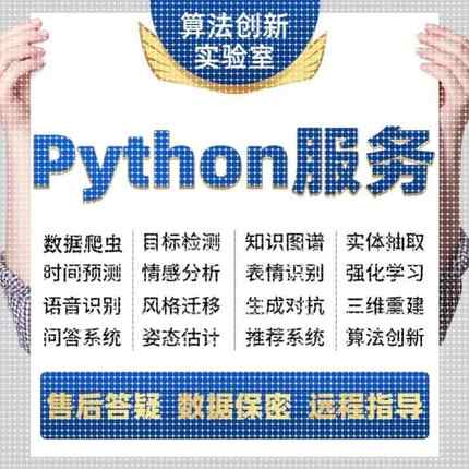 python代编程深度学习算法代码编写答疑大模型跑通指导爬虫调试