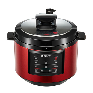 格力电压力锅家用智能煲汤煮饭煲5L容量多功能高压锅3-7人电饭锅