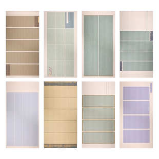 蜡染微喷四尺整张全开国展比赛竖式两行四八方块竖行半生半熟复古仿古书法创作大字小楷行书毛笔软笔作品宣纸