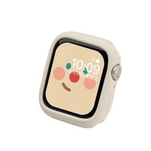匠戴适用appleWatch11手表保护壳苹果iWatch9软壳s10硅胶表壳9保护壳表套s8底壳S7防摔防刮SE镂空半包TPU边框