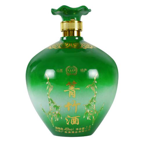 山西箐竹酒45度3斤坛装1.5L坛箐竹酒简装礼盒装正品酒