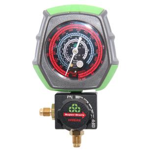 大圣空调加液表 单表阀雪种加氟表阀高低压力表组 冷媒加氟压力表