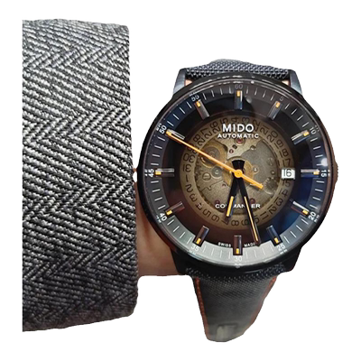 美度自动机械指挥官男表镂空