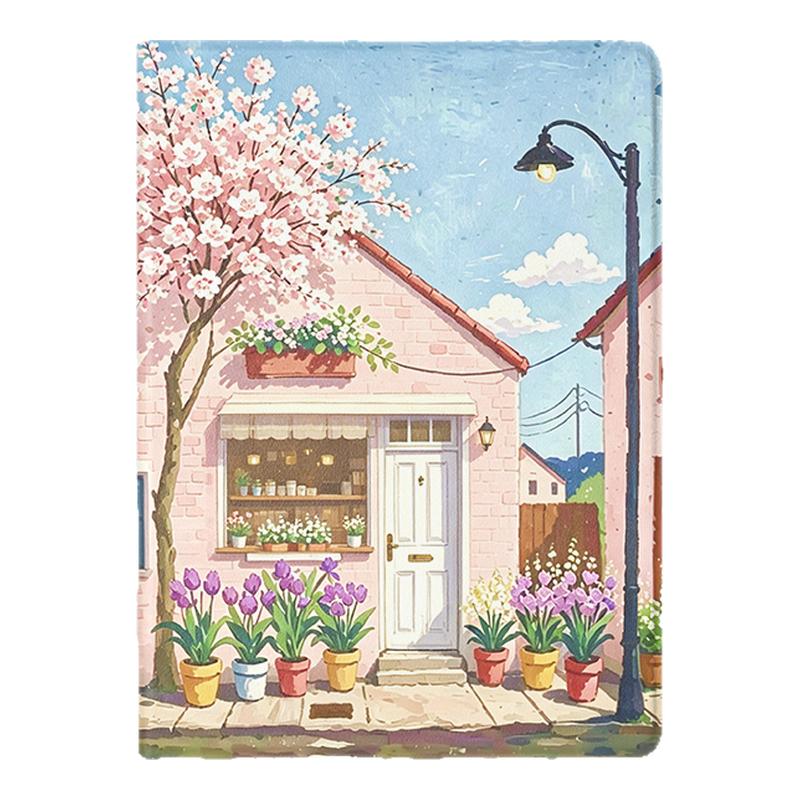 油画风景文石电子书保护套