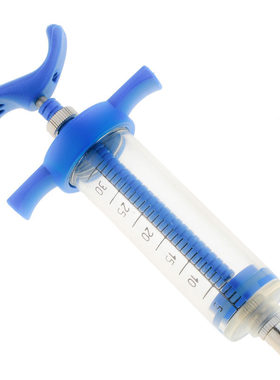 台湾杰达包邮JFST进口兽用塑钢注射器猪用铜头可调节针筒打疫苗