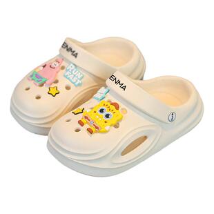 森马儿童洞洞鞋男童夏季外穿防滑耐磨软底海边沙滩鞋女童凉拖鞋