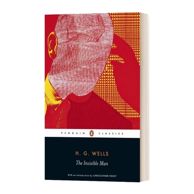 英文原版 The Invisible Man 隐形人 H G 威尔斯 黑经典 英文版 进口英语原版书籍