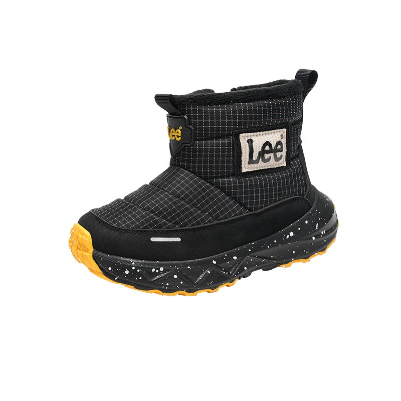 Leekids儿童加绒保暖雪地靴男女