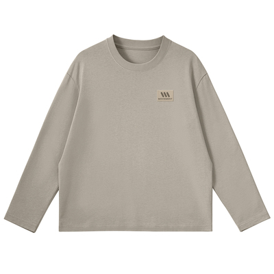 真维斯纯棉长袖男t恤2026新款运动休闲打底衫男潮流宽松衣服男款Q