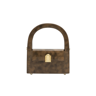 STARTOWN繁星小镇原创手提包包女2024新款牛皮复古vintage中古包