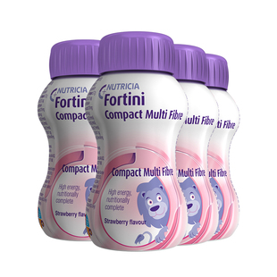 Fortini纽荃星高能量全营养配方液体奶水奶奶粉1-10岁草莓4瓶