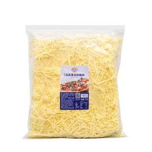 妙可蓝多马苏里拉奶酪碎3kg披萨焗饭芝士碎干酪拉丝芝士条商用