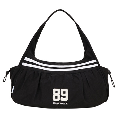 vanwalk/出走美式复古单肩饺子包