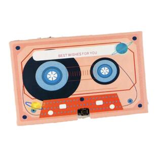 新年男生日礼物送女语音可录音卡带磁带留声贺卡的diy有声小卡片