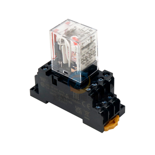 OMRON欧姆龙小型MY2N中间继电器MY4N-GS DC24V直流4开闭14脚220v