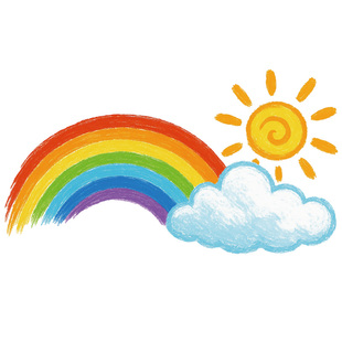 电动车贴纸彩虹标志个性创意车身划痕遮挡防水摩托车装饰汽车贴画