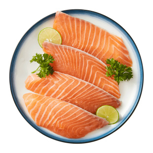 美威 智利冷冻 原味三文鱼排240g中段（大西洋鲑鱼）海鲜水产鱼类