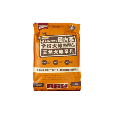 倍内菲全价冻干牛鸭肉梨犬粮通用