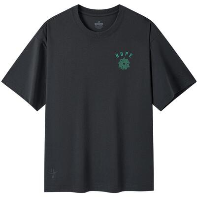 特步短袖T恤男士新款夏季男子圆领透气短T运动上衣976329010266