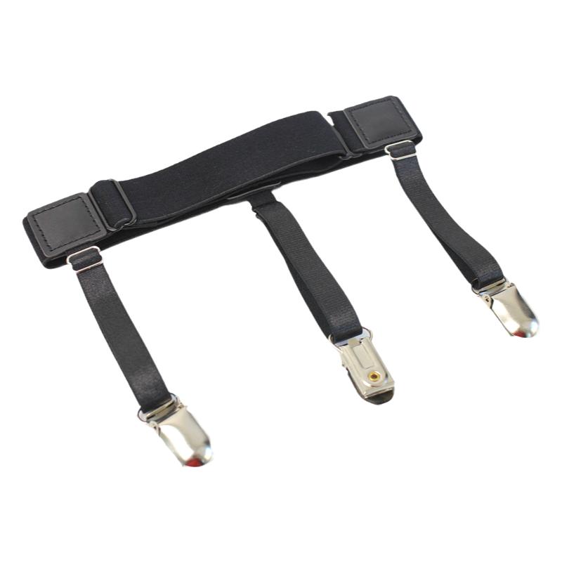 男士衬衫夹下摆固定防皱防滑衬衫夹子 衬衣夹男 女大腿腿环吊袜带