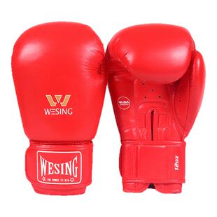 九日山拳击手套专业比赛拳套成人拳击拳套10OZ/12盎司IBA认证拳套