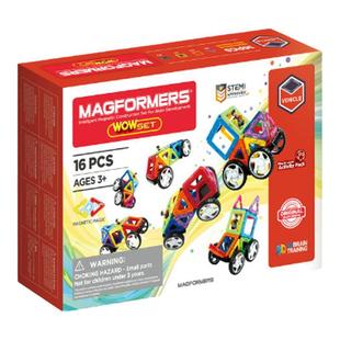 MAGFORMERS麦格弗磁力片拼装积木儿童节金宝贝早教具礼物磁力赛车