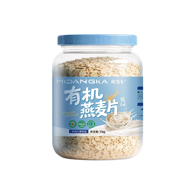 米当卡有机燕麦片高蛋白纯燕麦片