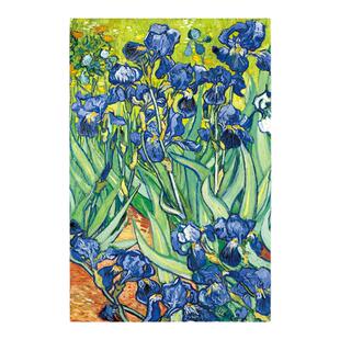 梵高小众竖版装饰画星空丰收咖啡店客厅卧室沙发背景墙油画布画芯