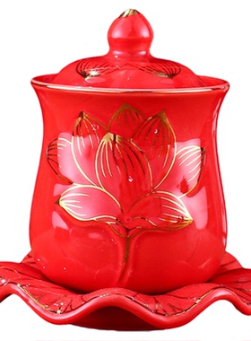 佛前供佛水杯佛堂供水杯家用供奉观音净水杯财神爷圣水杯贡杯