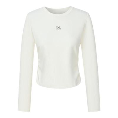 GCRUES抽褶百搭长袖T恤女春