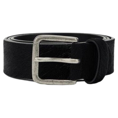 韩国直邮黑色针扣环腰带牛皮带