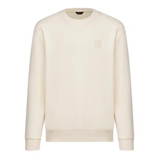 【活力棉】比音勒春季男士个性刺绣字母简约休闲圆领长袖T恤