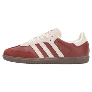 阿迪达斯三叶草红色休闲鞋男鞋女鞋新款samba新年款运动鞋T头鞋潮