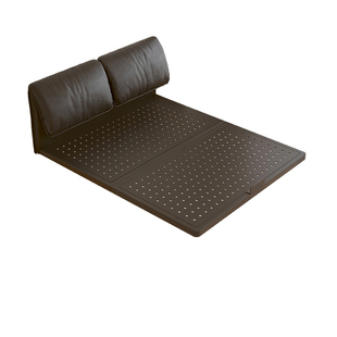 悬浮铁艺床碳素钢榻榻米悬空民宿单人床软包小户型加粗加厚双人床