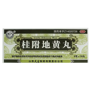 紫金山泉 桂附地黄丸 9g*10丸 温补肾阳肾阳不足腰膝痰饮喘咳