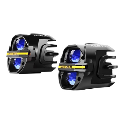 未来之眼星际X80摩托车led射灯适用于本田ADV350铺路切线强光爆闪