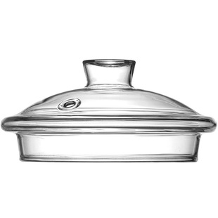 6玻璃盖子壶盖子茶杯盖茶壶配件养生壶盖子高硼硅耐热玻璃杯子盖