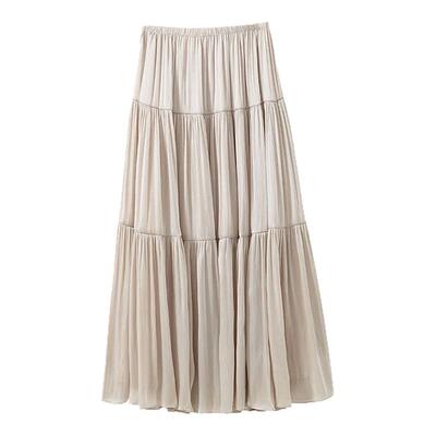 A字蛋糕裙大裙摆显瘦半身裙