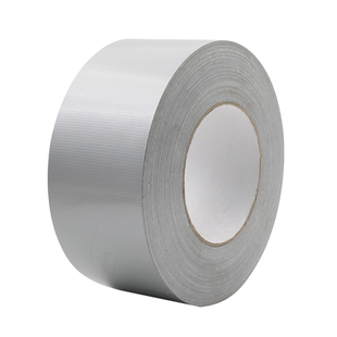 批发银色布基胶带单面强力地垫地膜专用地面保护膜无痕不留胶封窗户防水防风布料胶纸高粘加宽银灰色地毯胶布
