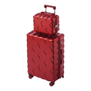 KANGAROO/袋鼠红色行李箱结婚陪嫁2025新款高颜值拉杆旅行嫁妆箱