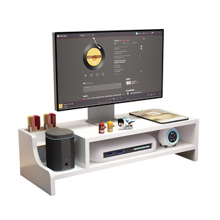 桌面收纳盒电脑增高架显示器架书桌收纳置物架办公室工位收纳架子