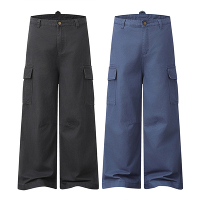 水洗全棉cargo工装裤vintage