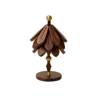 梵瀚 实木餐桌隔热垫耐高温防烫一棵树桌垫乔迁礼物黑胡桃木杯垫