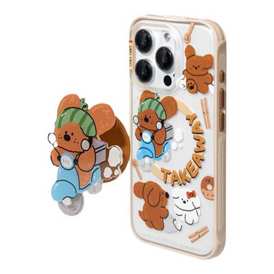 CARECASE小熊外卖员磁吸手机壳