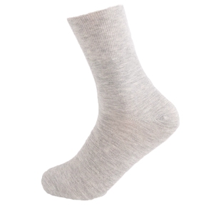松口袜中老年人春秋季肿脚纯棉中筒袜爷爷爸爸宽松老人袜子男士