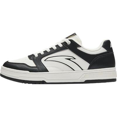 安踏百川撞色板鞋男鞋低帮小白鞋