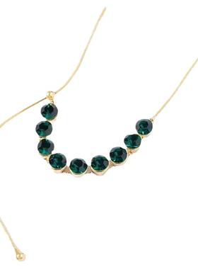 合金/镀银/镀金女可抽拉项链