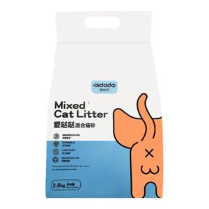 爱哒哒混合猫砂2.6kg无尘沙环保