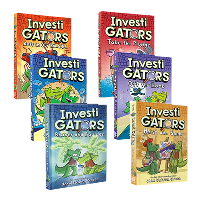 英文原版鳄鱼侦探查员侦探漫画